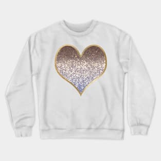 Heart - golden bleu gradient Crewneck Sweatshirt